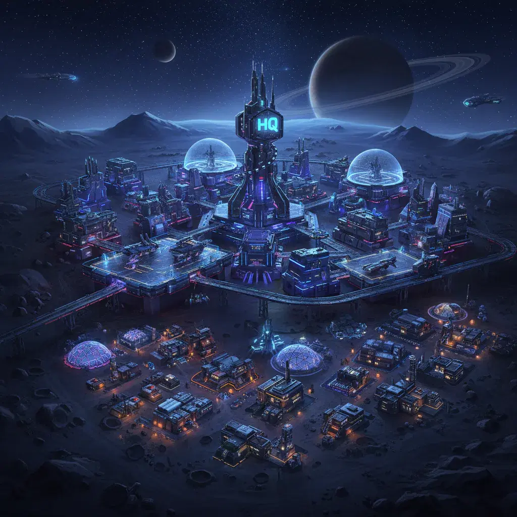 Frontier Nova - Colony base on the alien planet Nova